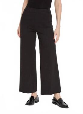NEW LYSSE women's erin wide leg denim pants in black